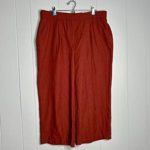 Nine West Crop High Waist Wide Leg Pants NWT XL